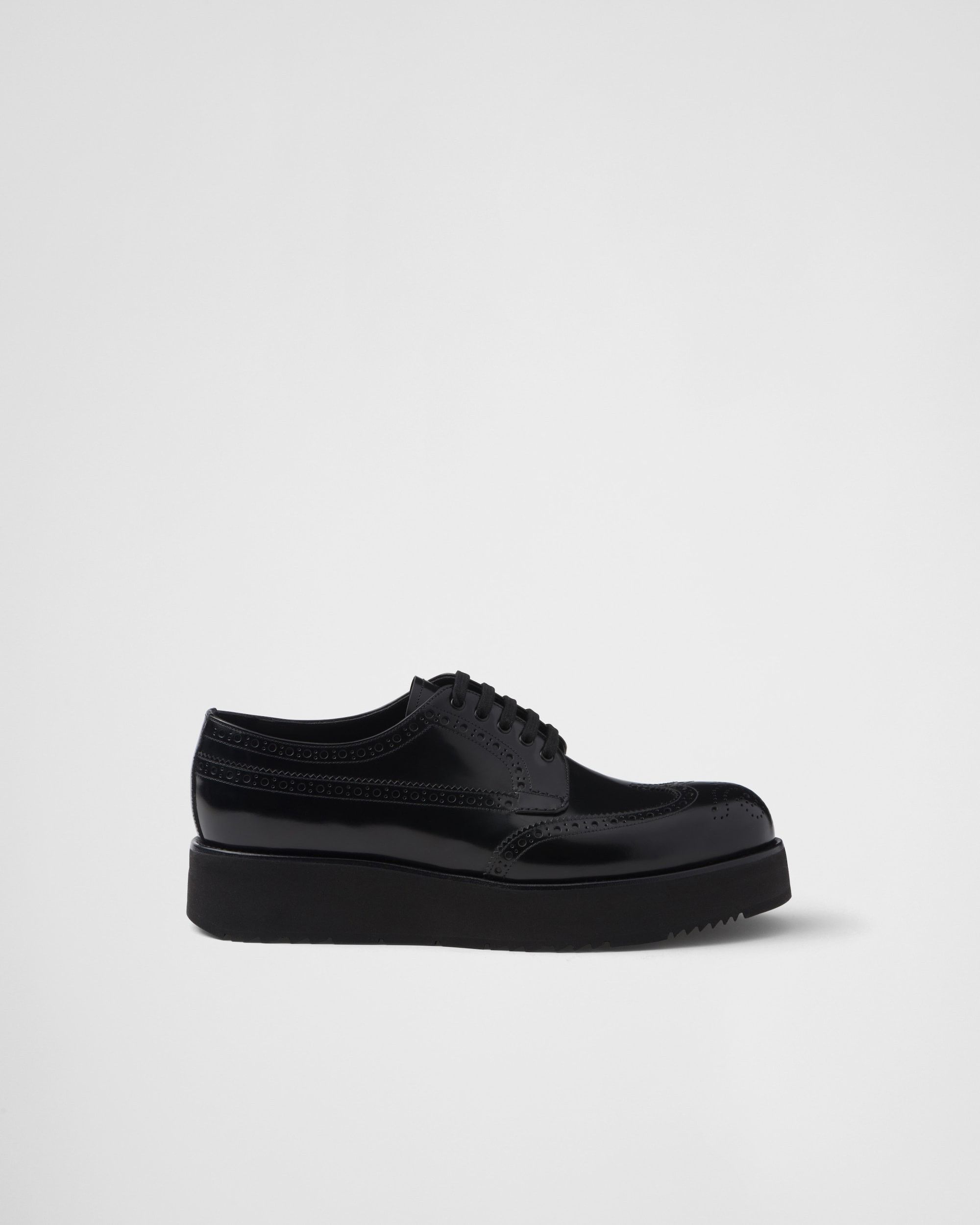 Prada Brushed leather derby brogues Size US 8.5 / EU 41-42 - 2 Thumbnail