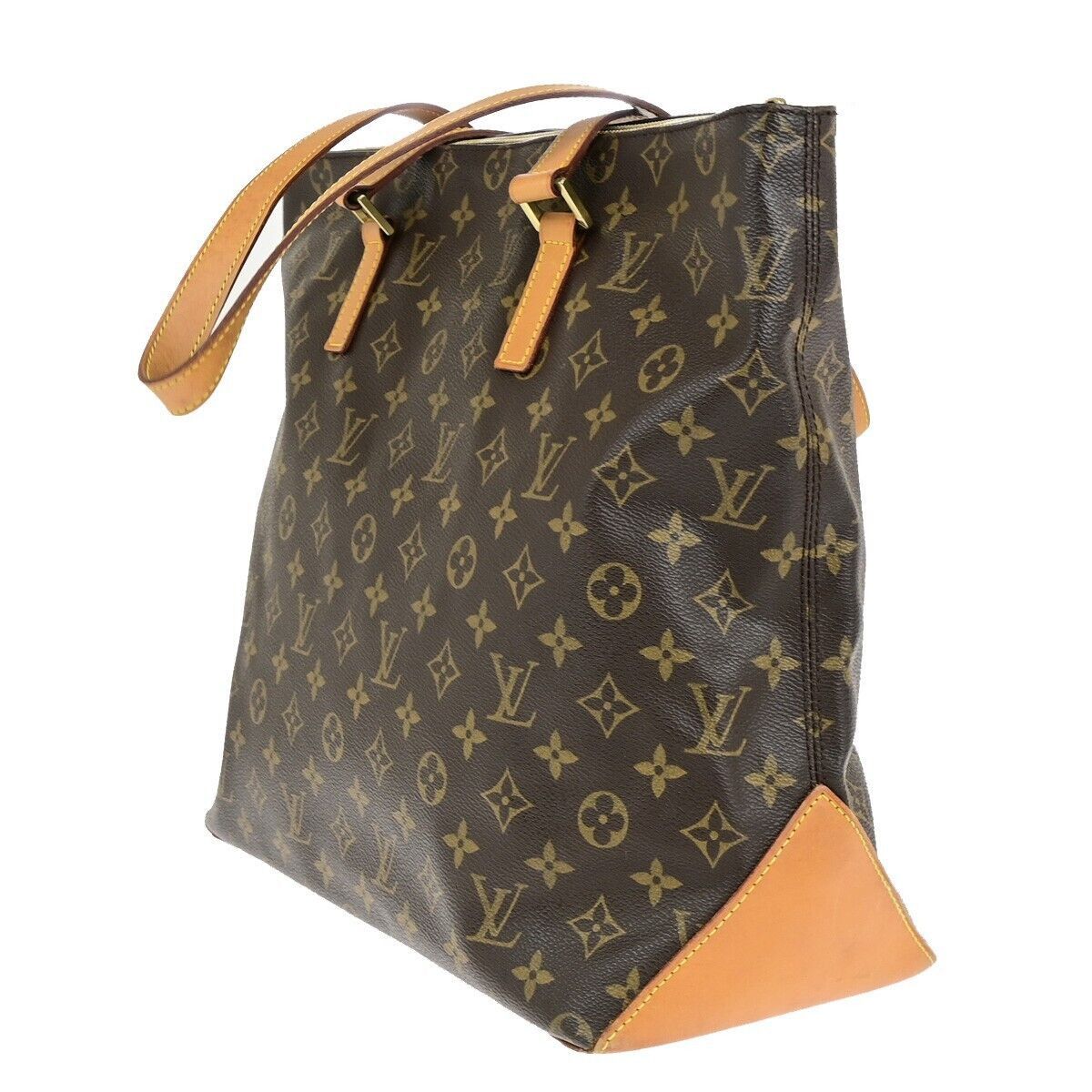 Louis Vuitton Mezzo Brown Canvas Shoulder Bag (Pre-Owned) Size ONE SIZE - 4 Thumbnail