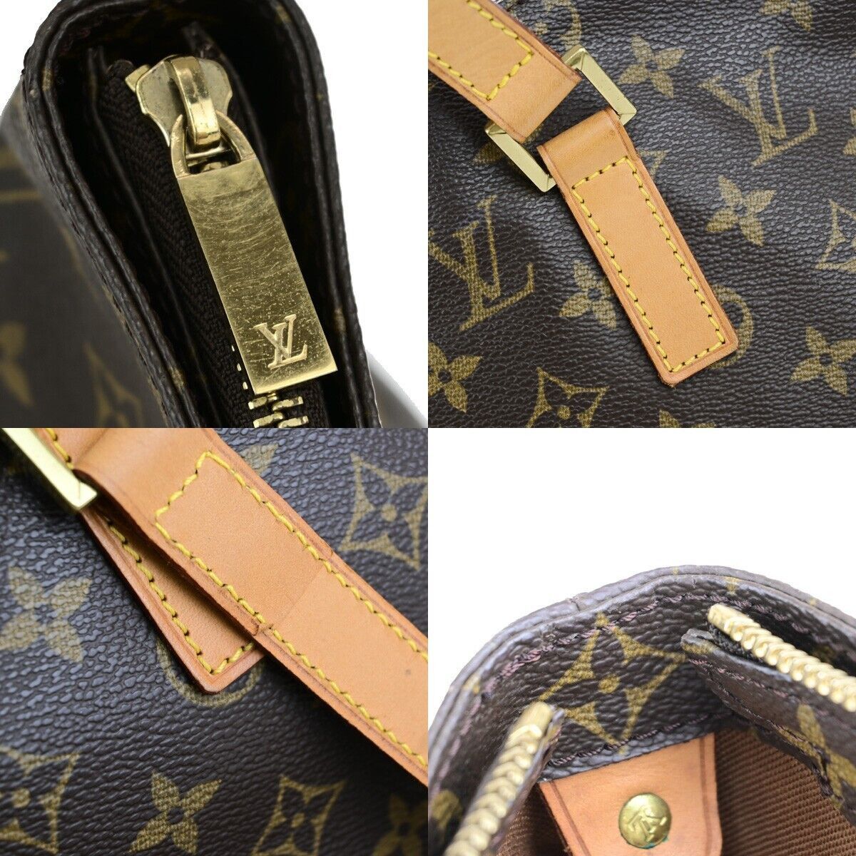 Louis Vuitton Mezzo Brown Canvas Shoulder Bag (Pre-Owned) Size ONE SIZE - 7 Thumbnail