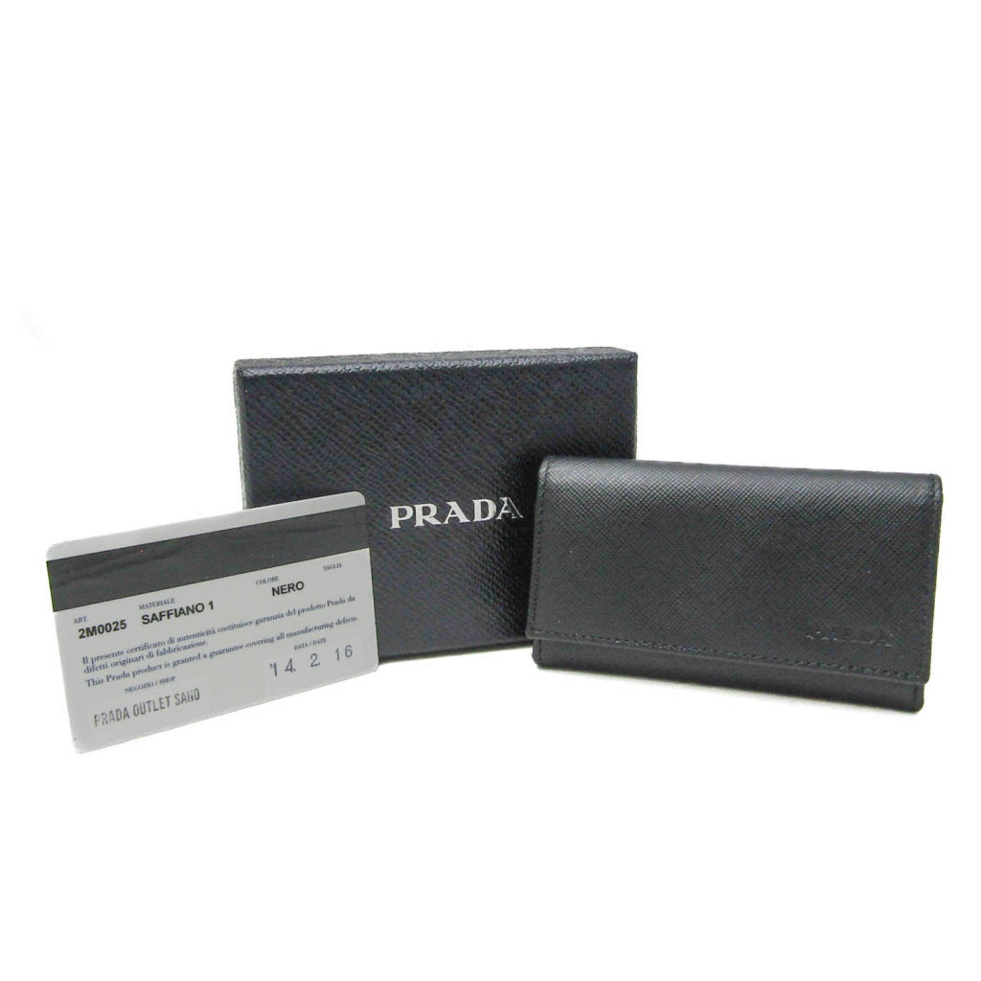 Prada Black Leather Wallet (Pre-Owned) Size ONE SIZE - 11 Thumbnail