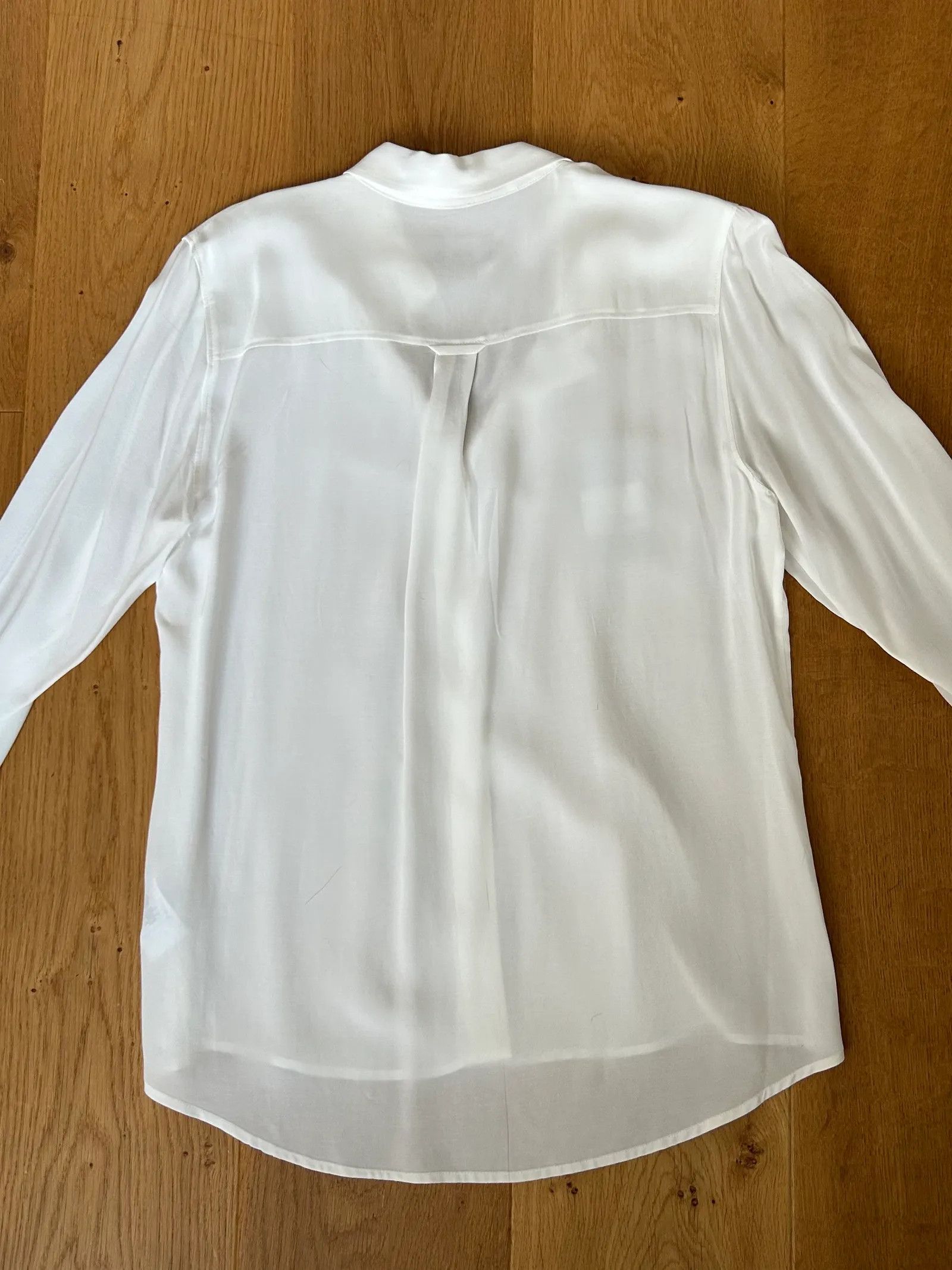 Gant Gant Solid Crepe Shirt Blouse Size S / US 4 / IT 40 - 4 Thumbnail