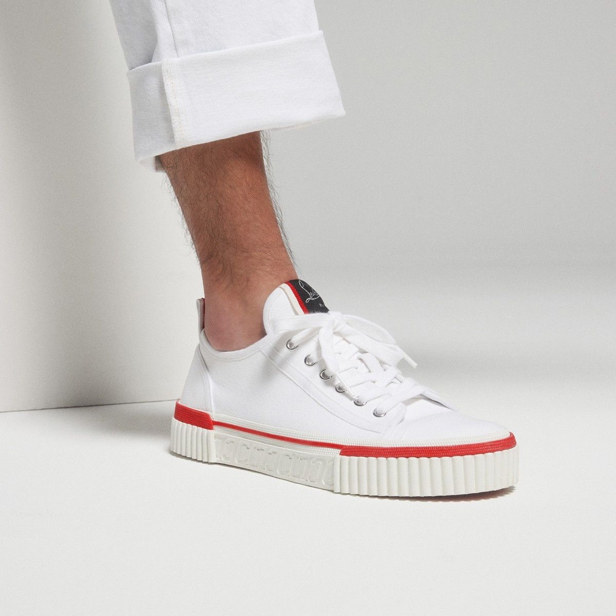 Christian Louboutin Pedro Junior White Size US 6 / EU 39 - 2 Thumbnail