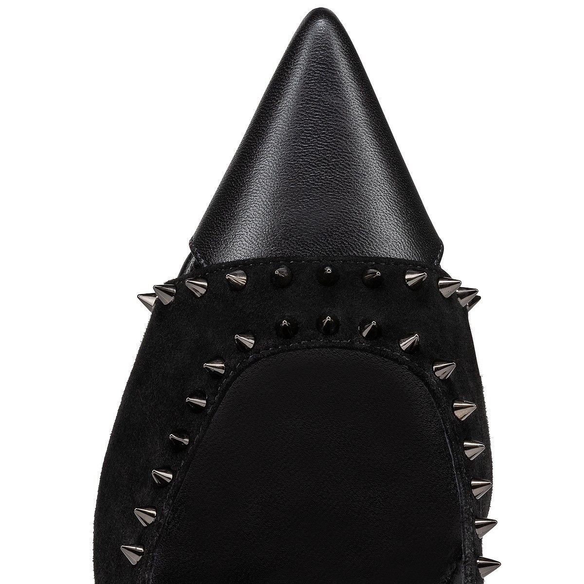 Christian Louboutin Duvette Spikes 85mm Black Size US 5 / IT 35 - 5 Thumbnail