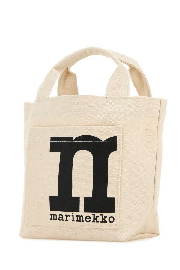 Marimekko Melange Sand Canvas Shopping Bag Size ONE SIZE - 4 Thumbnail