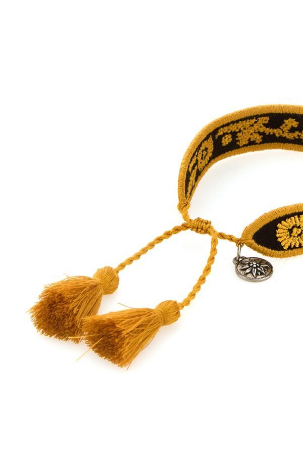 Prada Two-Tone Suede And Fabric Bracelet Size ONE SIZE - 5 Thumbnail