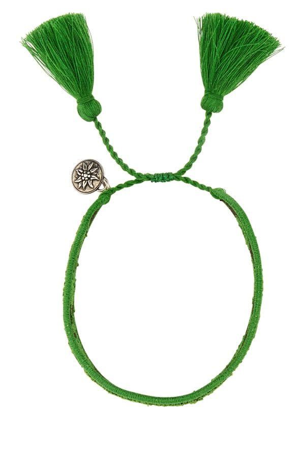 Prada Two-Tone Suede And Fabric Bracelet Size ONE SIZE - 3 Thumbnail