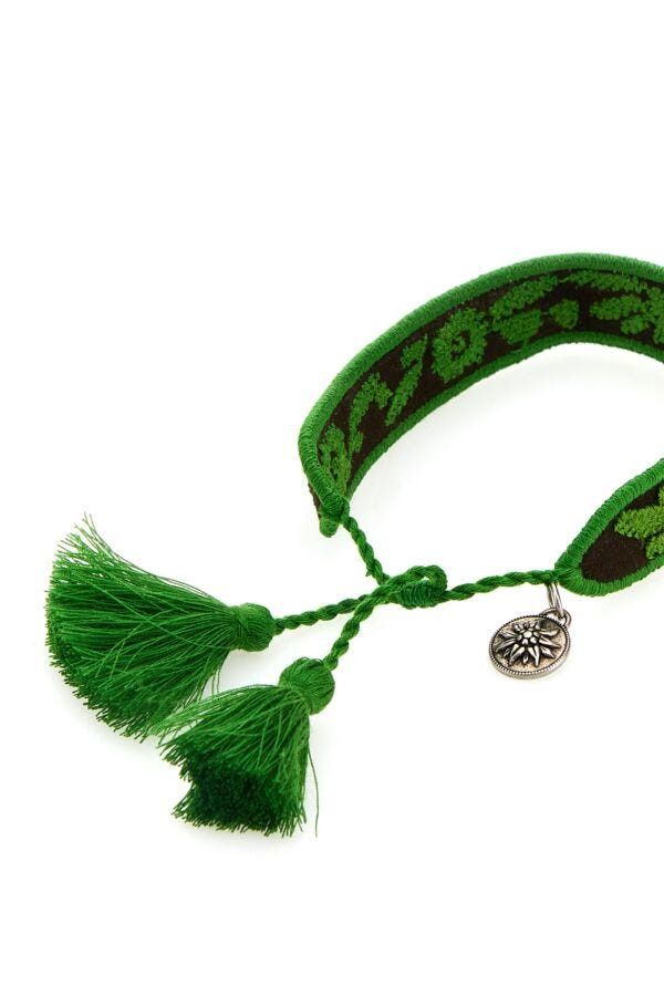Prada Two-Tone Suede And Fabric Bracelet Size ONE SIZE - 5 Thumbnail