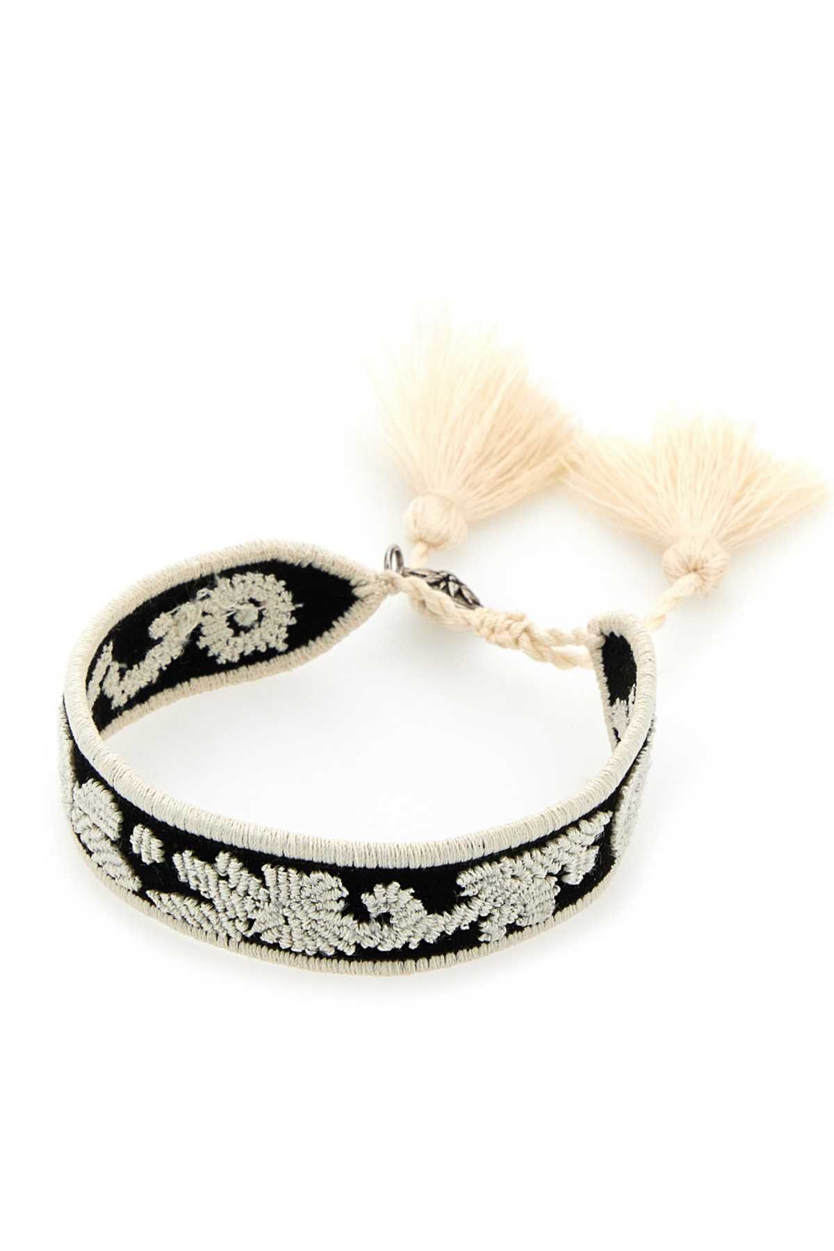 Prada Two-Tone Suede And Fabric Bracelet Size ONE SIZE - 2 Thumbnail