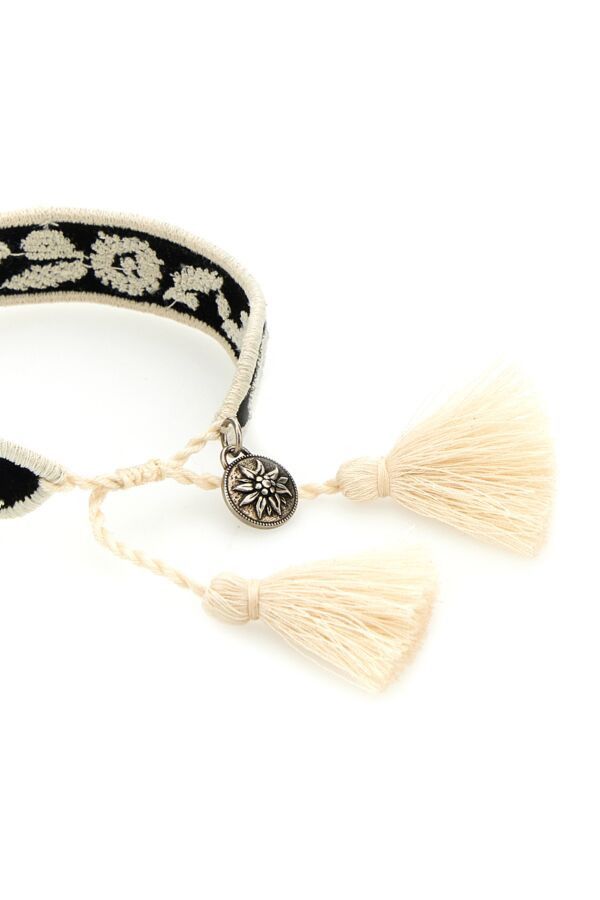 Prada Two-Tone Suede And Fabric Bracelet Size ONE SIZE - 5 Thumbnail