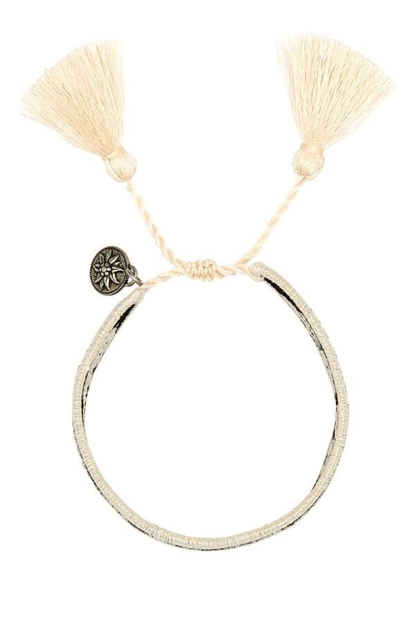 Prada Two-Tone Suede And Fabric Bracelet Size ONE SIZE - 3 Thumbnail