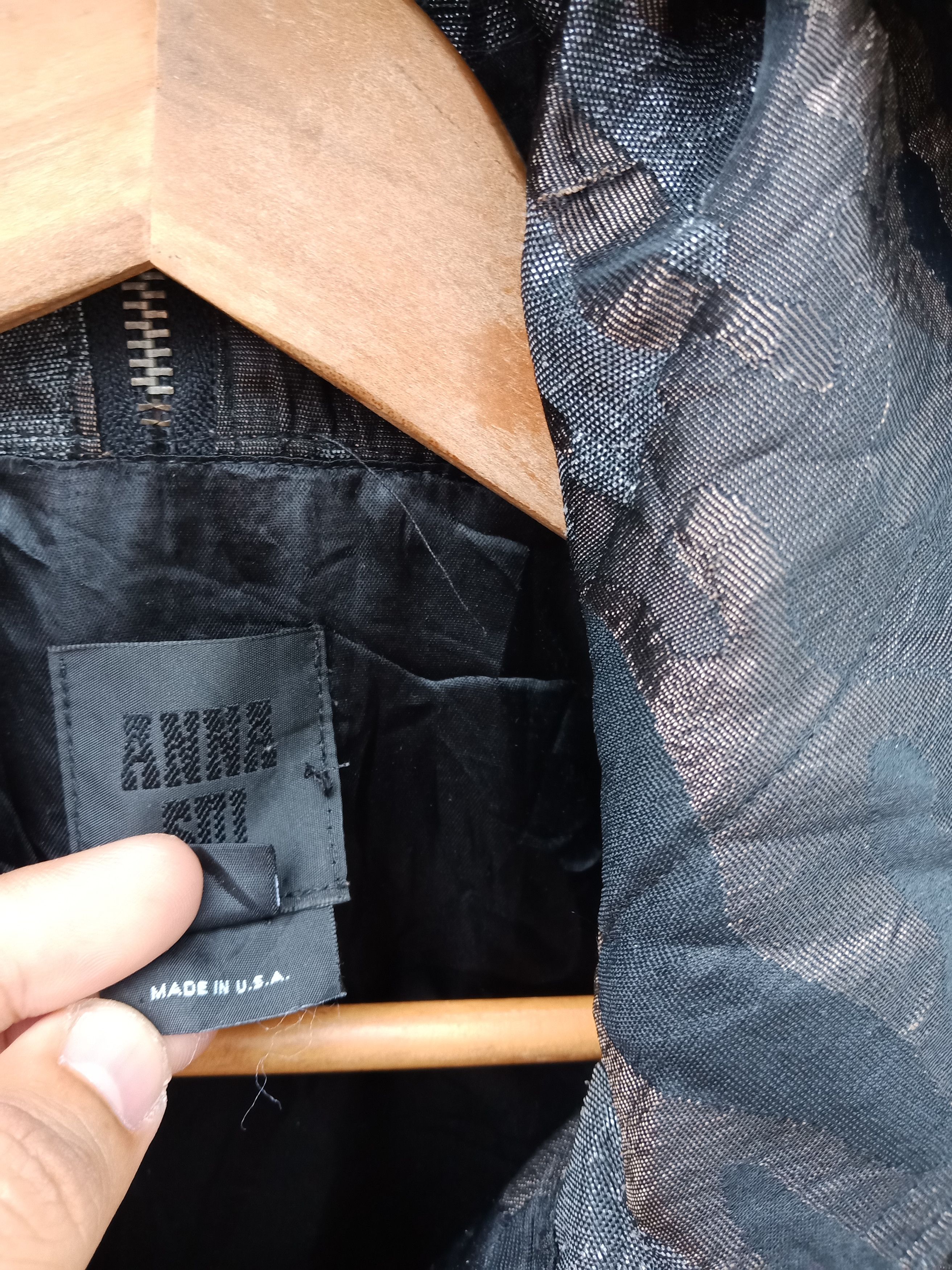 Anna Sui Anna Sui Army Pattern Fur Faux Light Jacket Made in USA Size US M / EU 48-50 / 2 - 10 Thumbnail