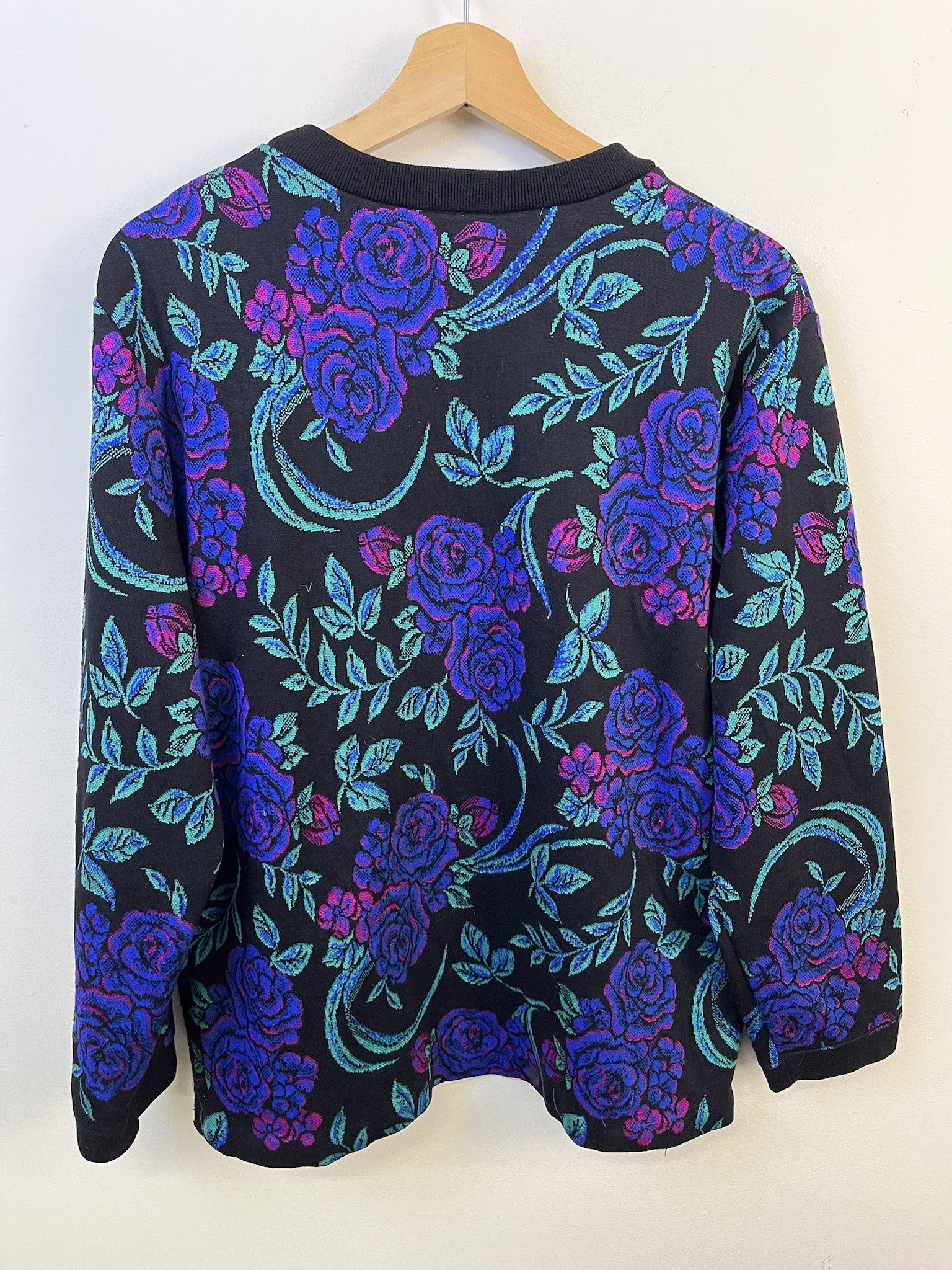 Vintage Vintage Knit Sweater 1990s Knit Cape Cod Flower Art Knit Sweater Size L Size US L / EU 52-54 / 3 - 3 Thumbnail