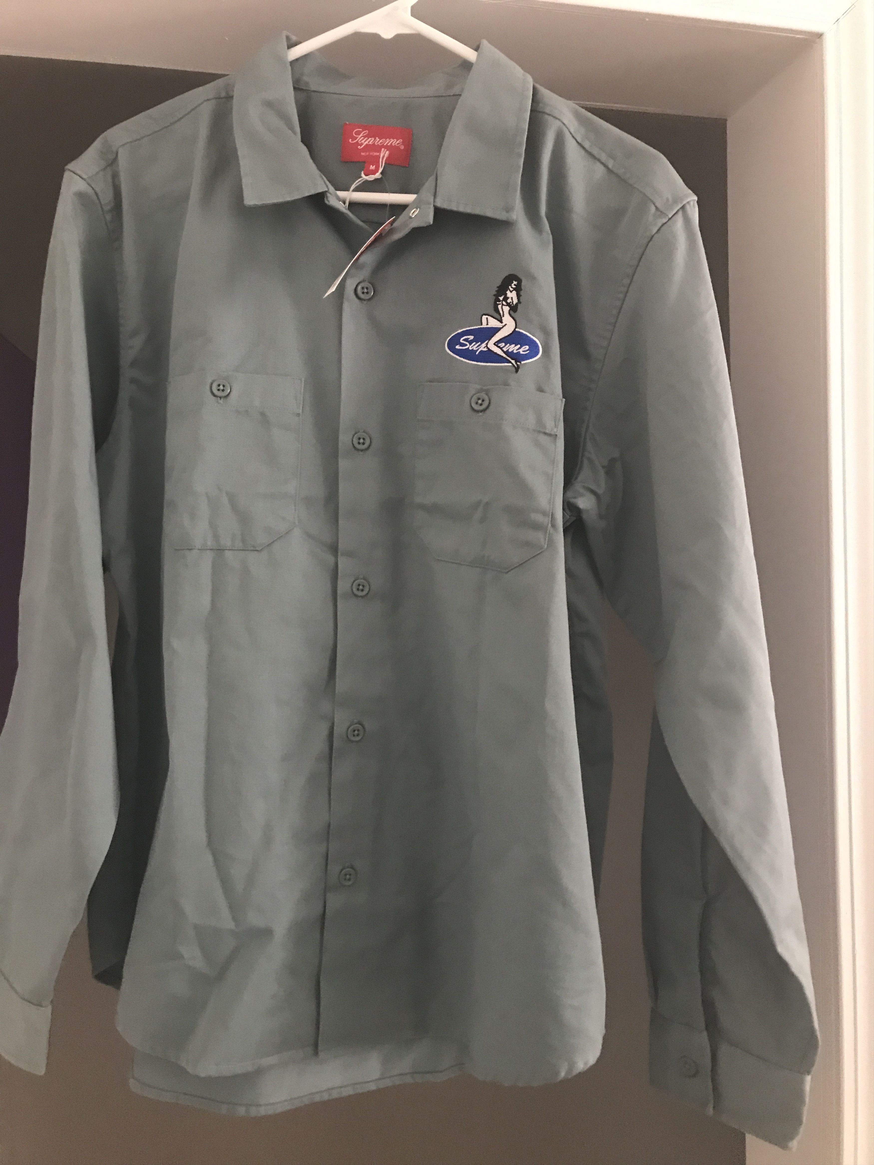 supreme pin up work shirt Lサイズ - シャツ