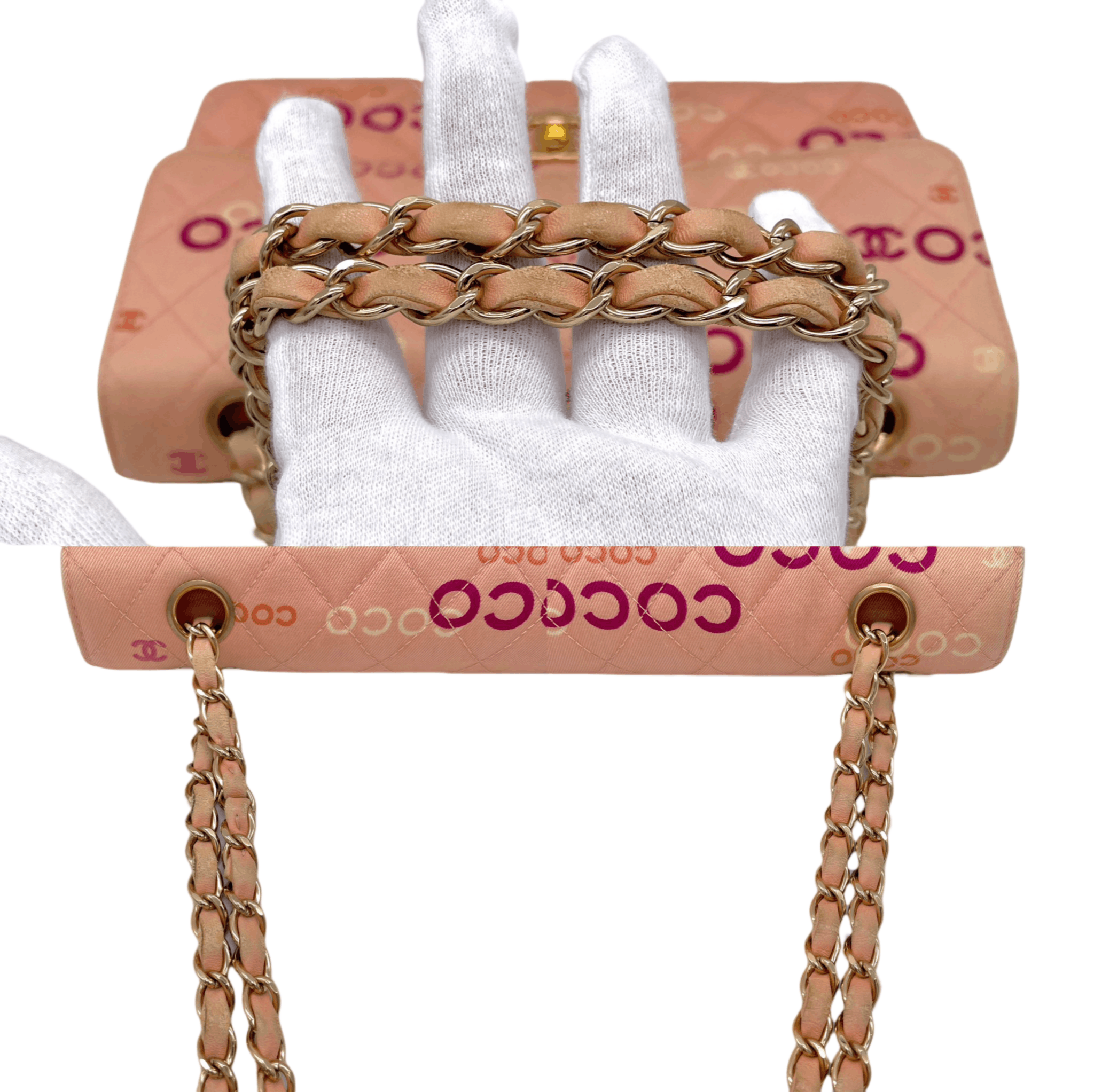Chanel Chanel Coco Motif Classic Double Flap Chain Shoulder Bag Size ONE SIZE - 9 Thumbnail