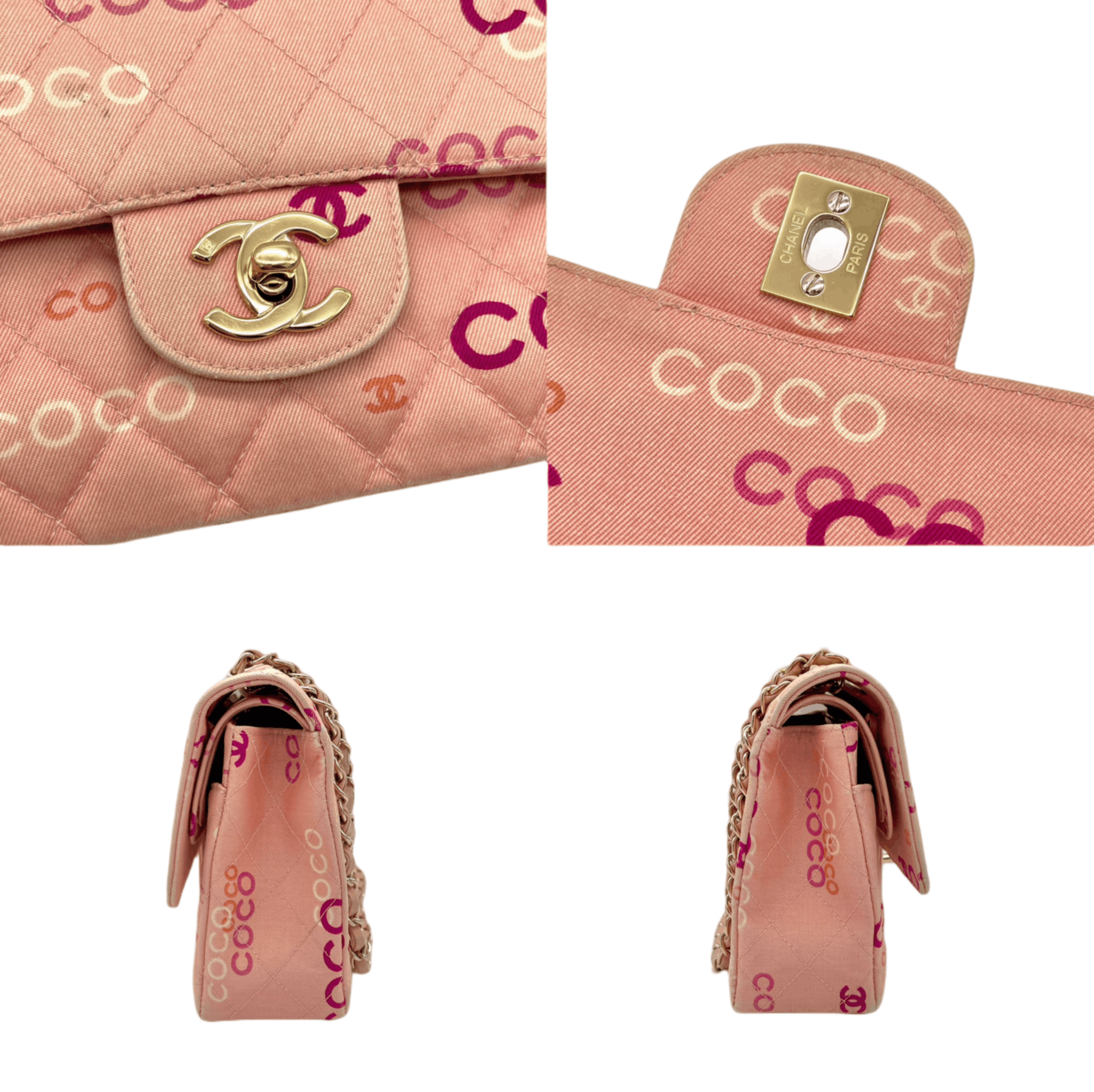 Chanel Chanel Coco Motif Classic Double Flap Chain Shoulder Bag Size ONE SIZE - 10 Thumbnail