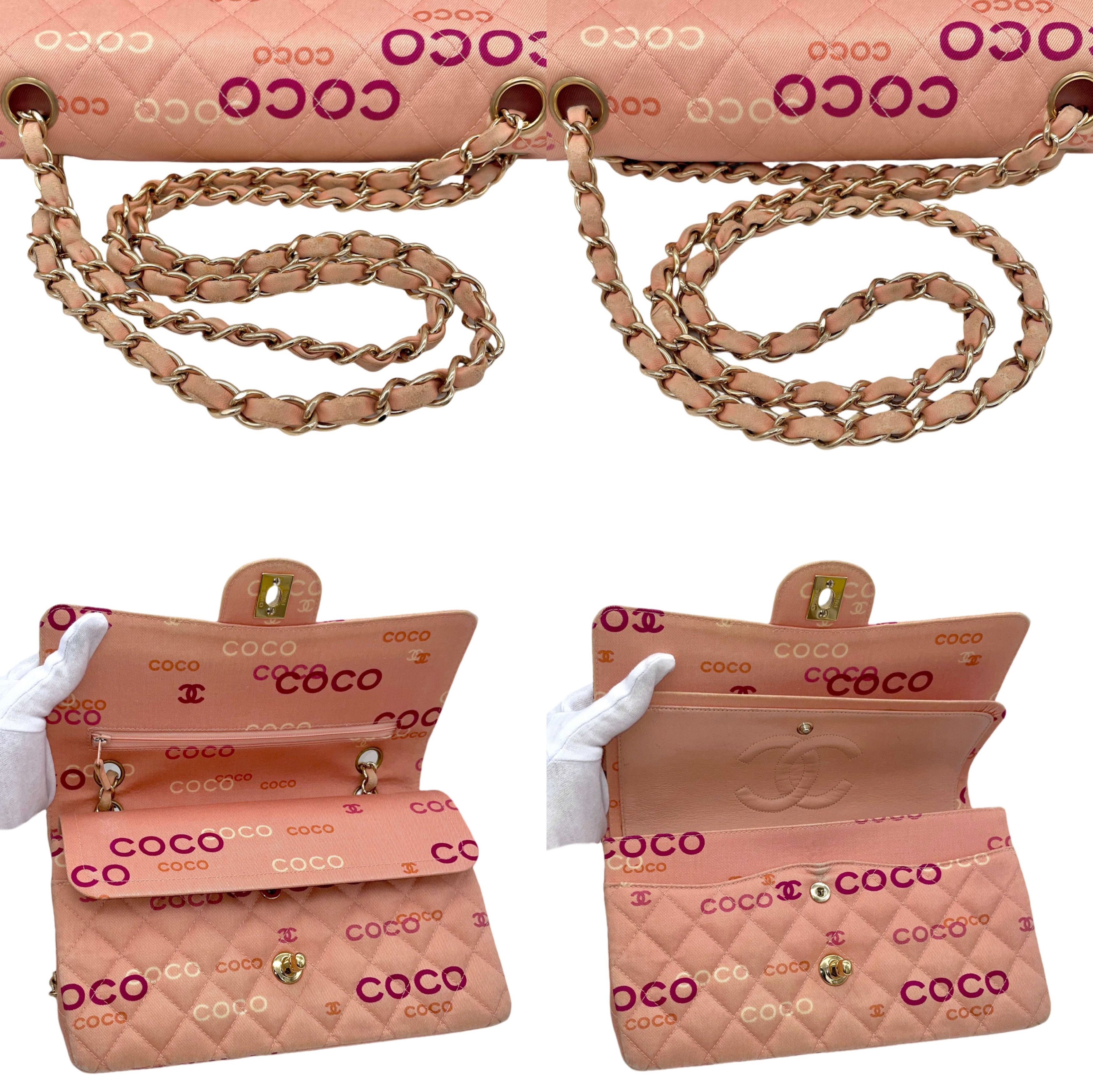 Chanel Chanel Coco Motif Classic Double Flap Chain Shoulder Bag Size ONE SIZE - 5 Thumbnail