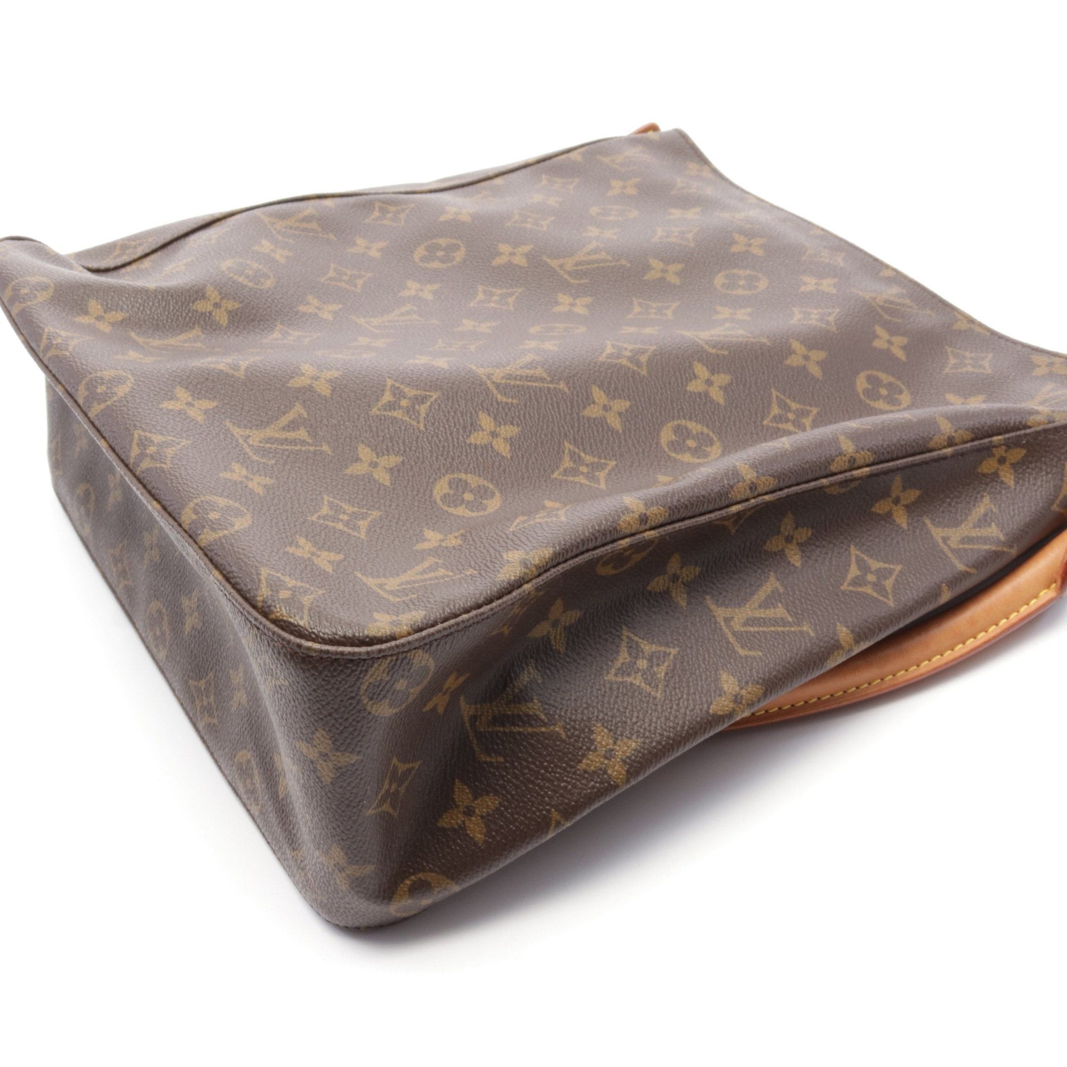 Louis Vuitton Louis Vuitton Looping Gm Monogram Shoulder Bag Leather Brown Size ONE SIZE - 11 Thumbnail