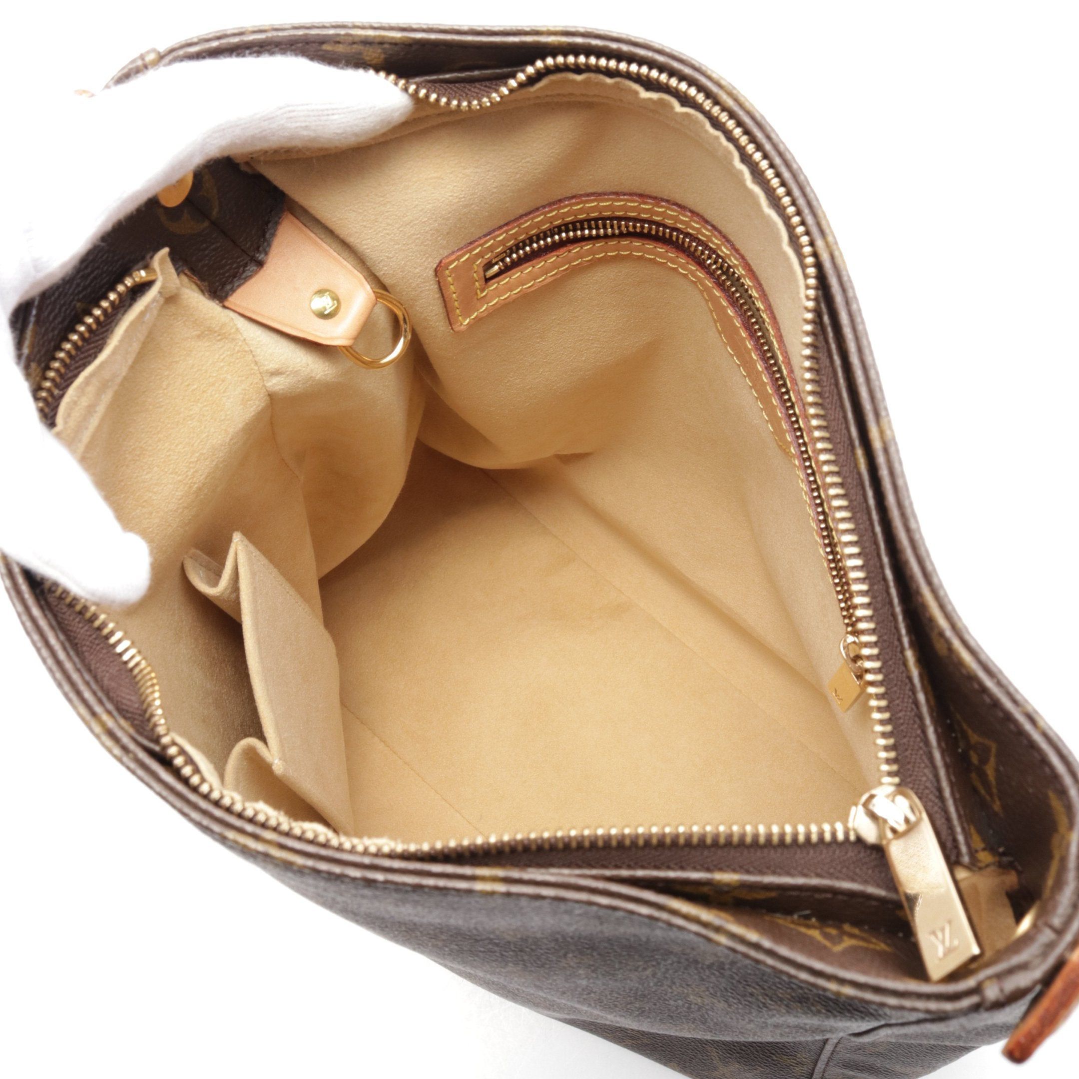 Louis Vuitton Louis Vuitton Looping Gm Monogram Shoulder Bag Leather Brown Size ONE SIZE - 3 Thumbnail
