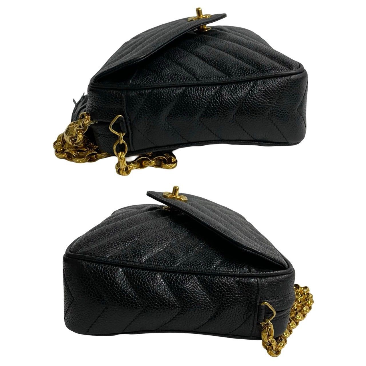 Chanel Chanel Shoulder Bag Black Leather Size ONE SIZE - 5 Thumbnail