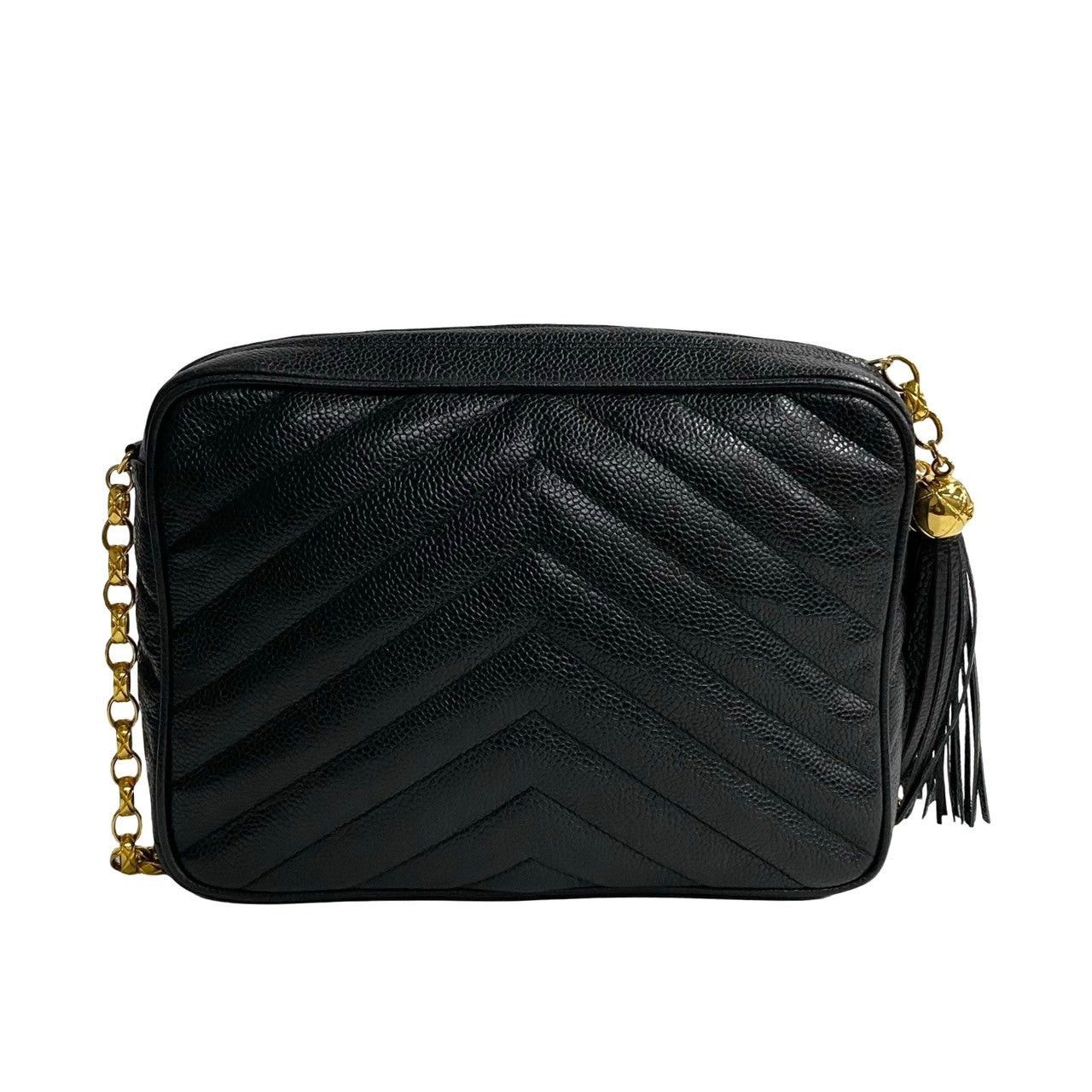 Chanel Chanel Shoulder Bag Black Leather Size ONE SIZE - 4 Thumbnail