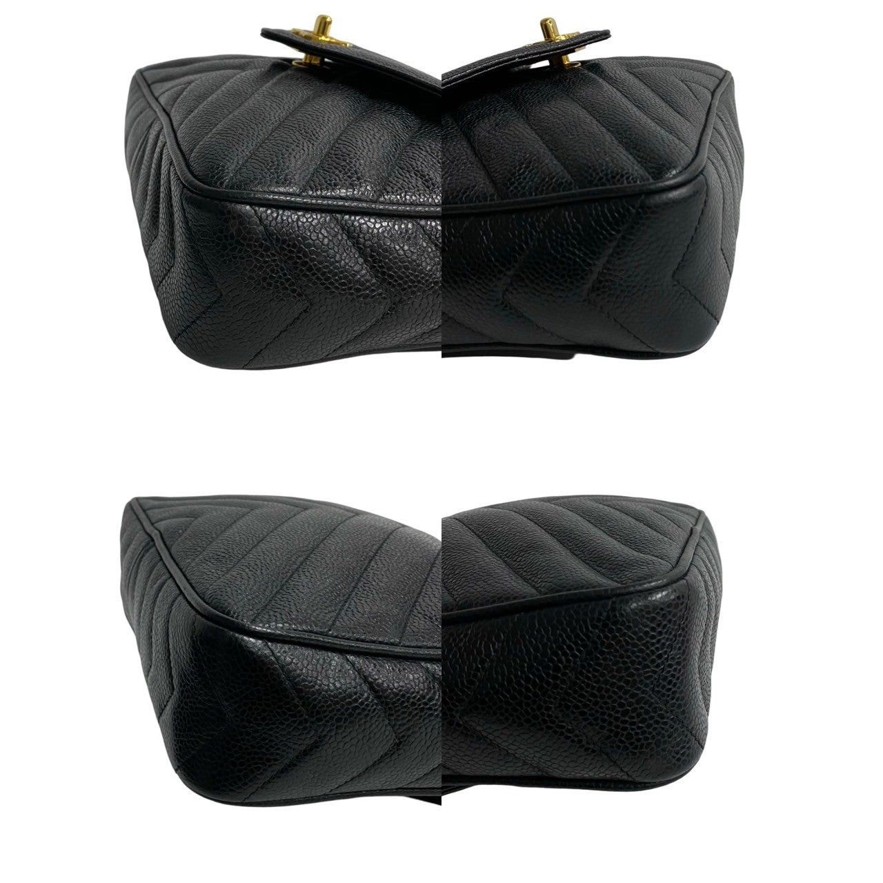 Chanel Chanel Shoulder Bag Black Leather Size ONE SIZE - 7 Thumbnail