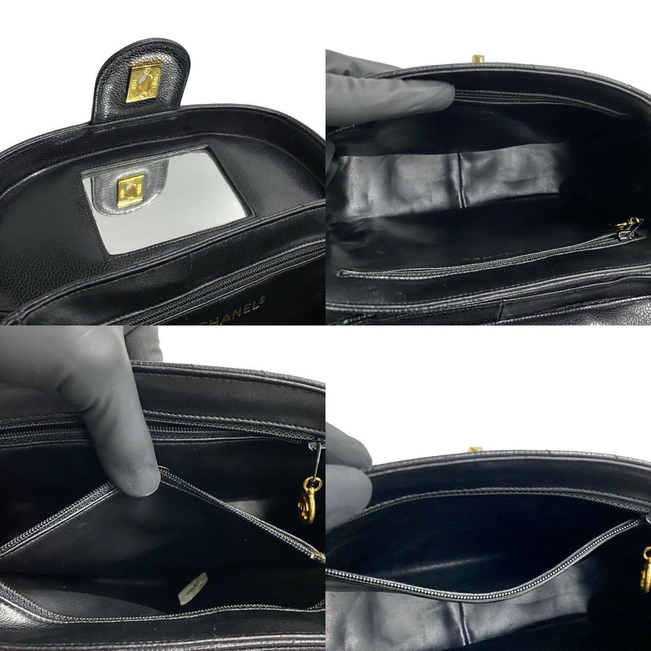 Chanel Chanel Shoulder Bag Black Leather Size ONE SIZE - 8 Thumbnail