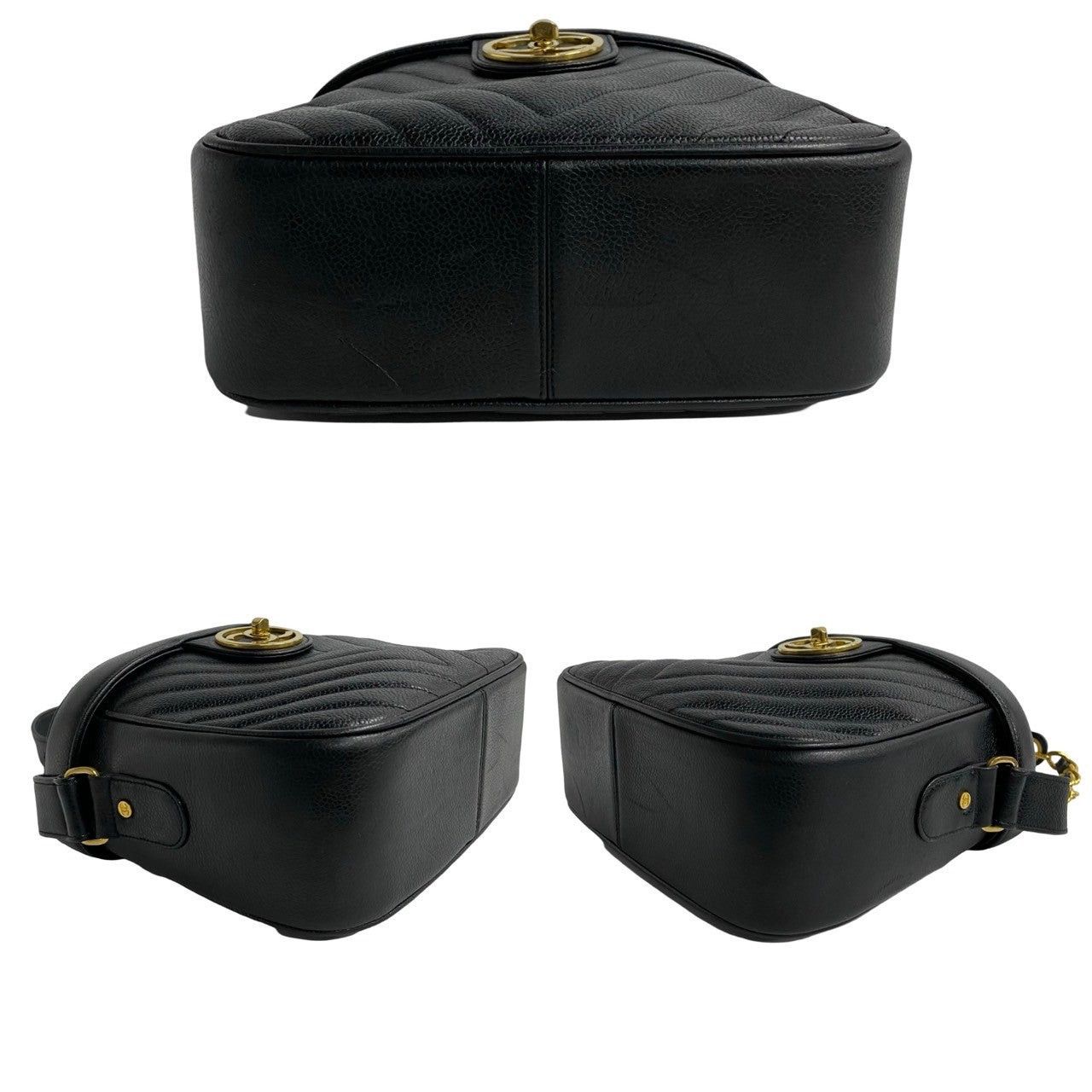 Chanel Chanel Shoulder Bag Black Leather Size ONE SIZE - 6 Thumbnail