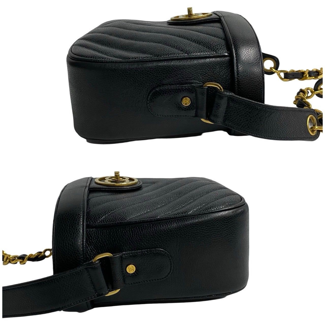 Chanel Chanel Shoulder Bag Black Leather Size ONE SIZE - 5 Thumbnail
