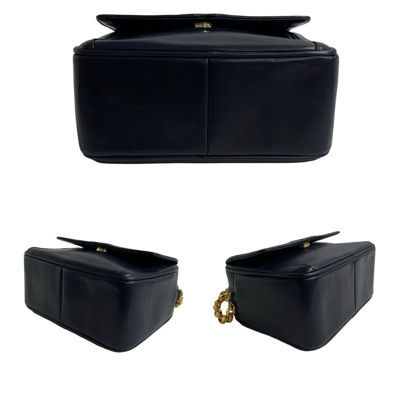 Chanel Chanel Shoulder Bag Blue Leather Size ONE SIZE - 6 Thumbnail