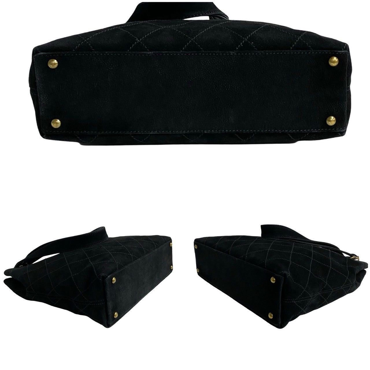 Chanel Chanel Tote Bag Black Suede / Nubuck Size ONE SIZE - 6 Thumbnail