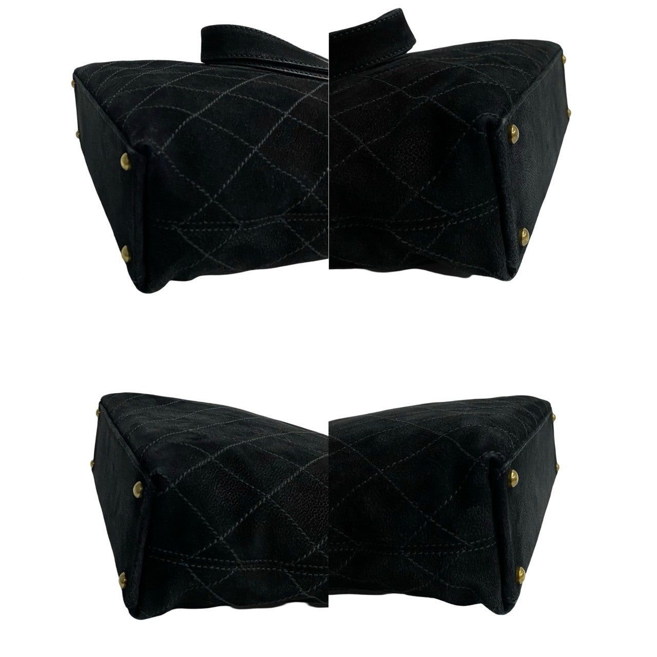 Chanel Chanel Tote Bag Black Suede / Nubuck Size ONE SIZE - 7 Thumbnail