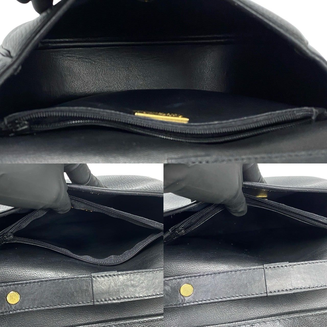 Dior Dior Shoulder Bag Black Leather Size ONE SIZE - 8 Thumbnail