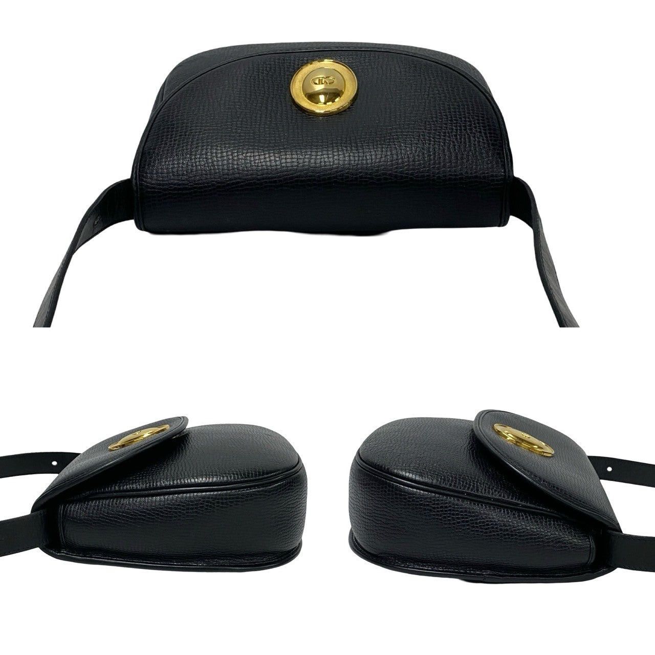 Dior Dior Shoulder Bag Black Leather Size ONE SIZE - 5 Thumbnail