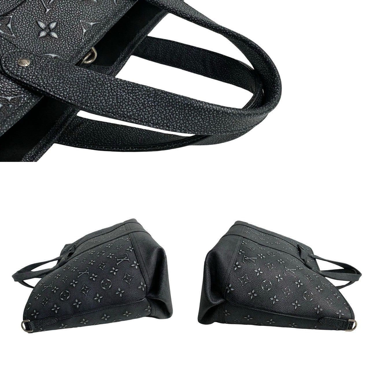 Louis Vuitton Louis Vuitton Shoulder Bag Grey Leather Size ONE SIZE - 5 Thumbnail