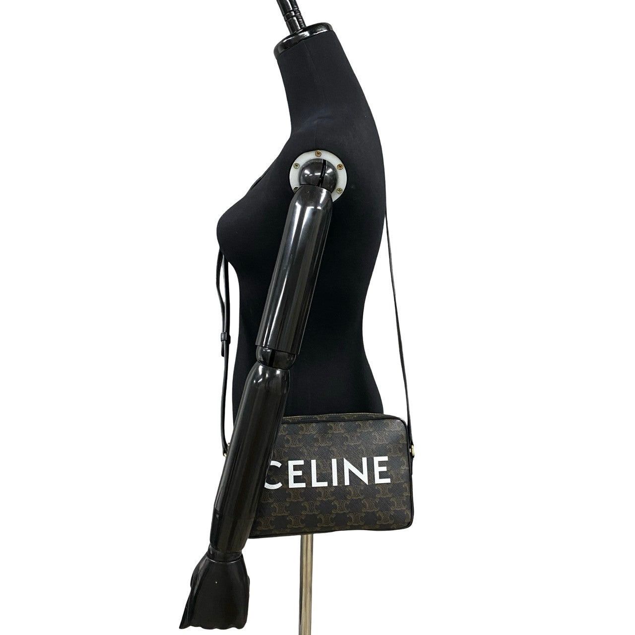 Celine Celine Shoulder Bag Brown Leather Size ONE SIZE - 3 Thumbnail