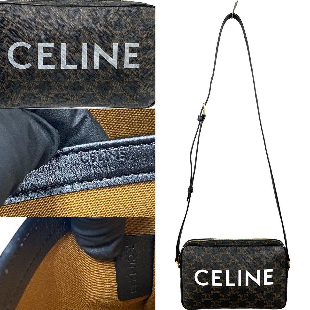 Celine Celine Shoulder Bag Brown Leather Size ONE SIZE - 2 Thumbnail