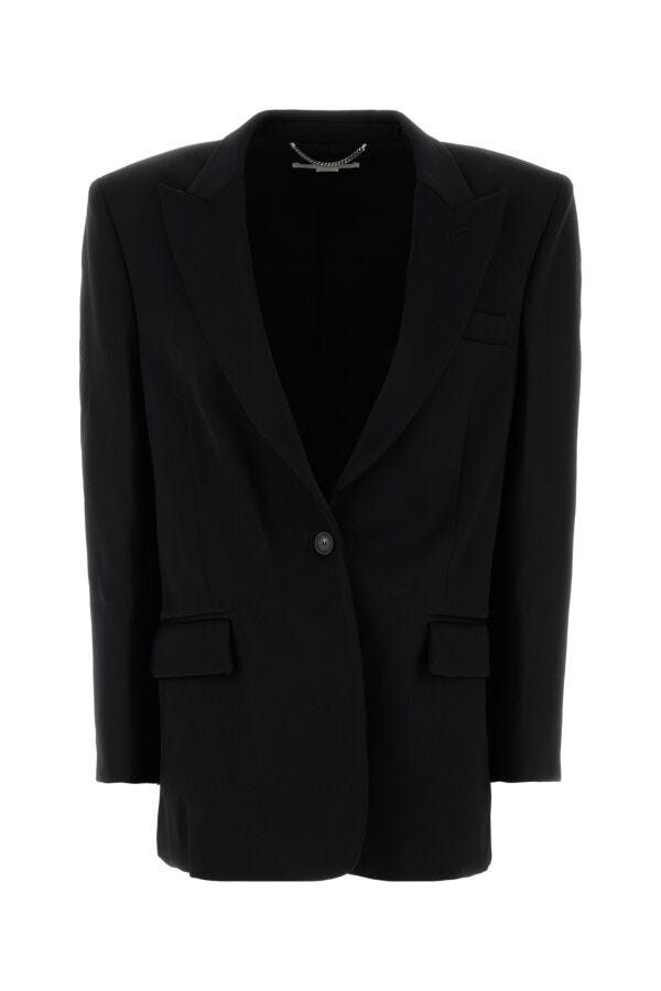 Stella McCartney Black Wool Blazer Size S / US 4 / IT 40 - 3 Thumbnail