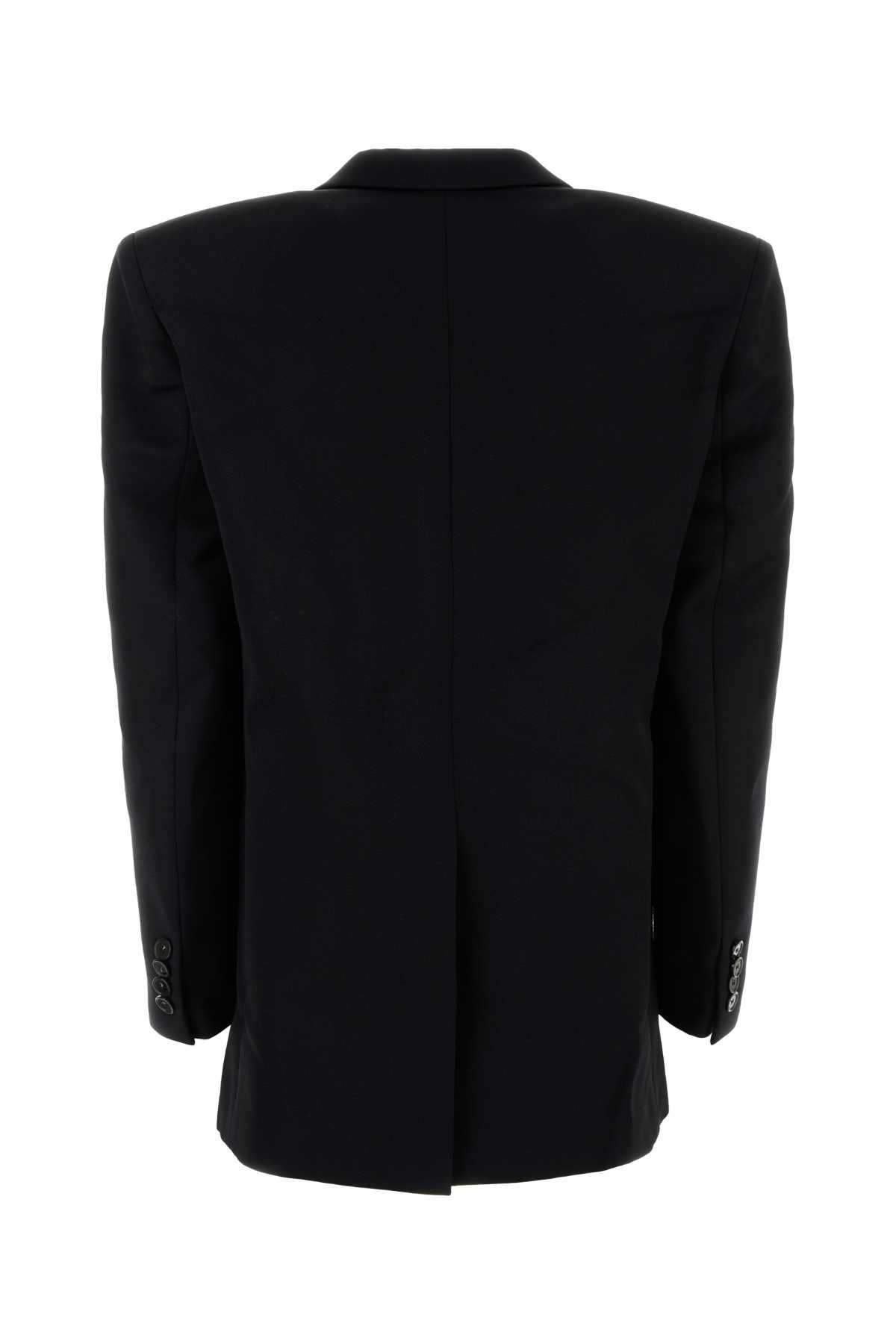 Stella McCartney Black Wool Blazer Size S / US 4 / IT 40 - 2 Thumbnail