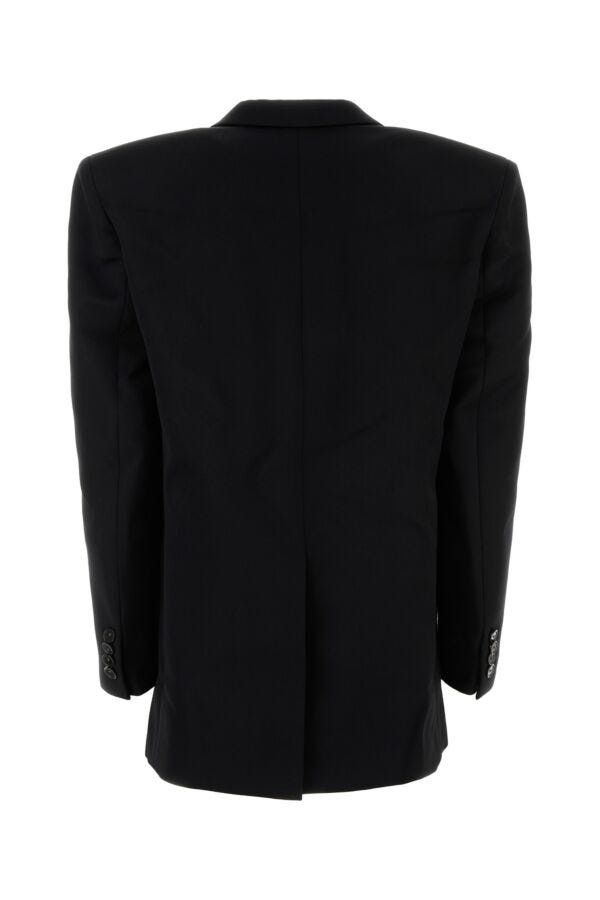 Stella McCartney Black Wool Blazer Size S / US 4 / IT 40 - 4 Thumbnail