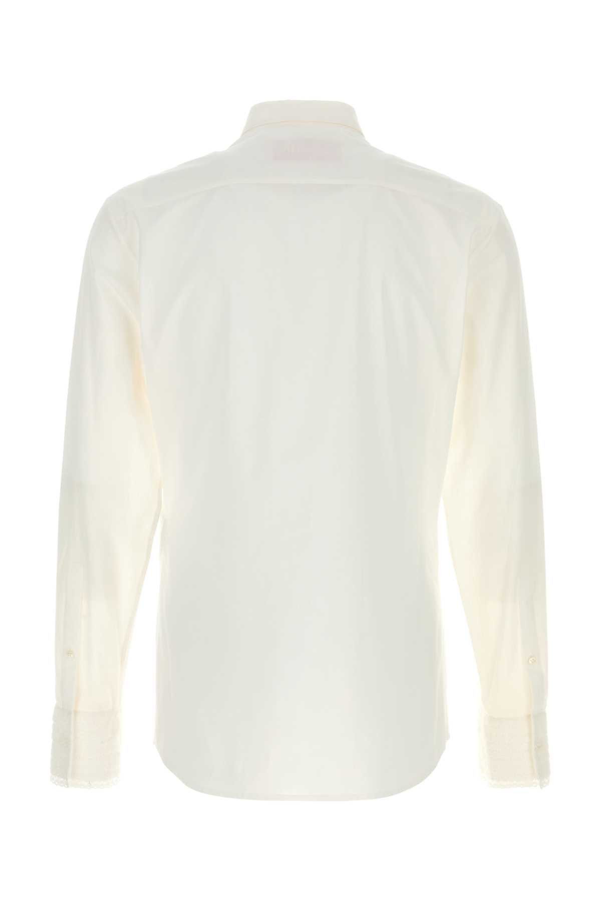Valentino White Cotton Shirt Size US XL / EU 56 / 4 - 2 Thumbnail