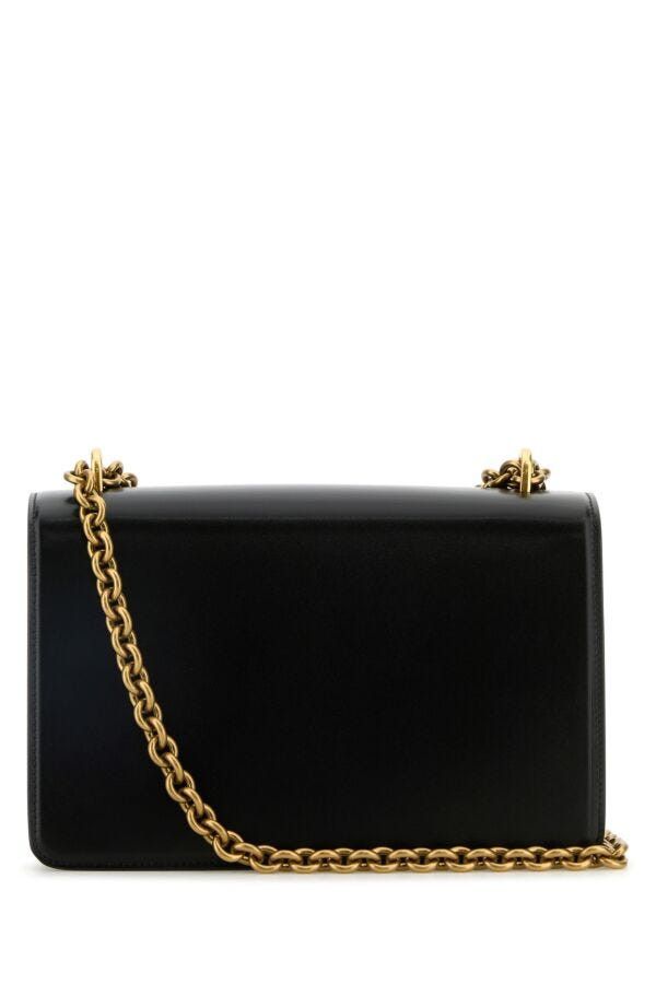 Valentino Black Leather Vain Shoulder Bag Size ONE SIZE - 5 Thumbnail
