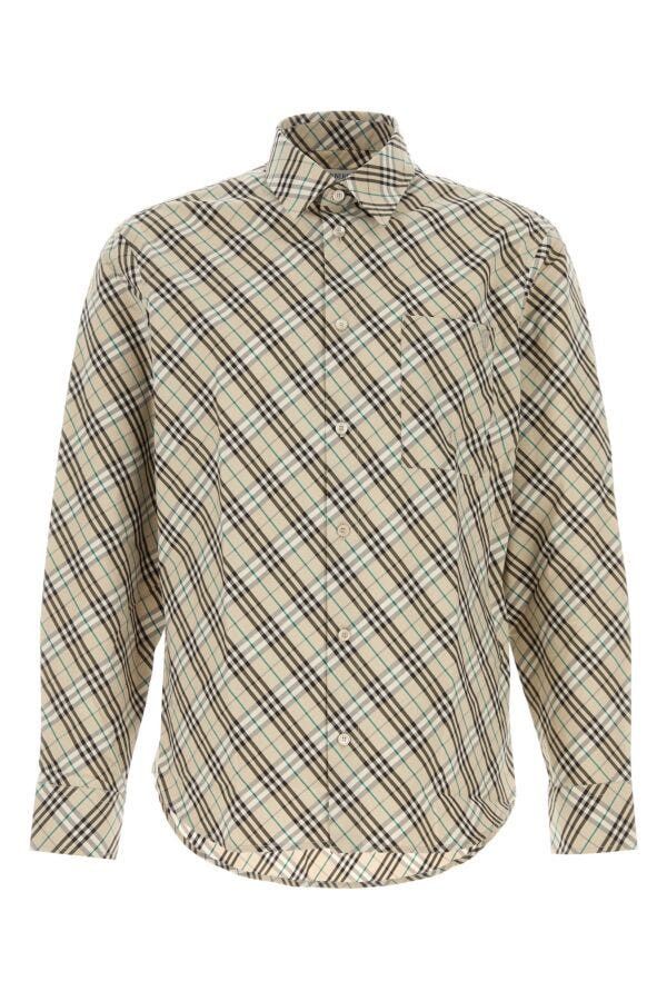 Burberry Embroidered Poplin Shirt Size US M / EU 48-50 / 2 - 3 Thumbnail