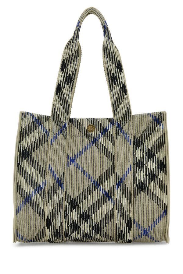 Burberry Embroidered Canvas Shopping Bag Size ONE SIZE - 5 Thumbnail