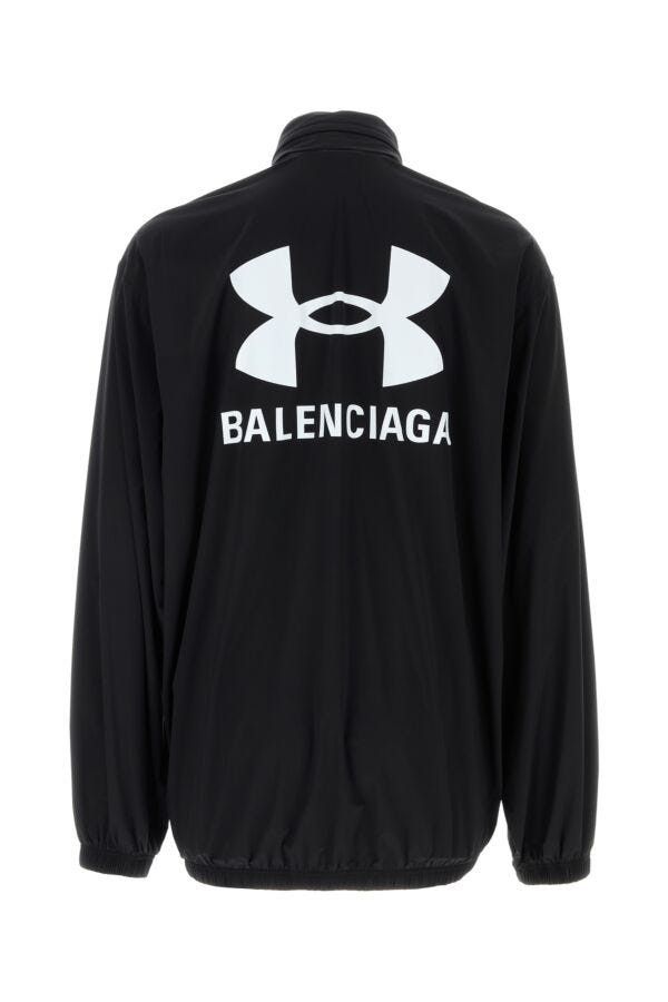 Balenciaga Black Stretch Nylon Balenciaga X Under Armour Jacket Size US M / EU 48-50 / 2 - 4 Thumbnail