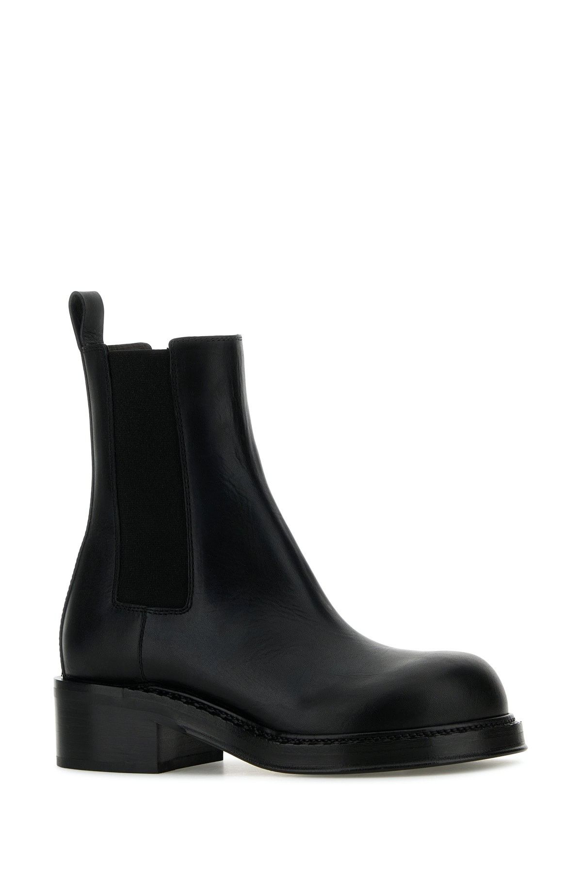 Bottega Veneta Black Leather Cliff Ankle Boots Size US 6.5 / IT 36.5 - 2 Thumbnail