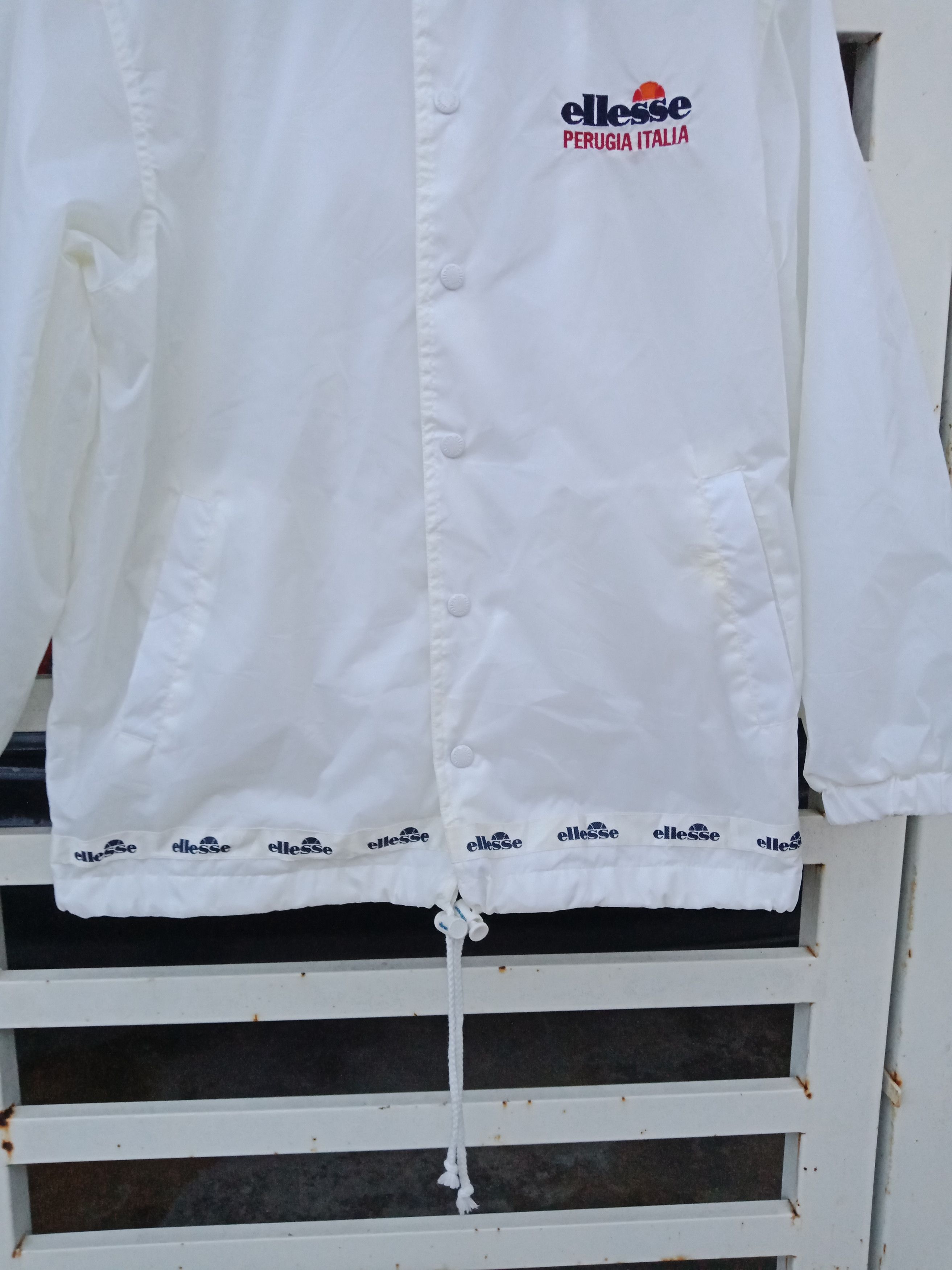 Champion Ellesse Big Logo Spell Out Windbreaker Size US L / EU 52-54 / 3 - 5 Thumbnail