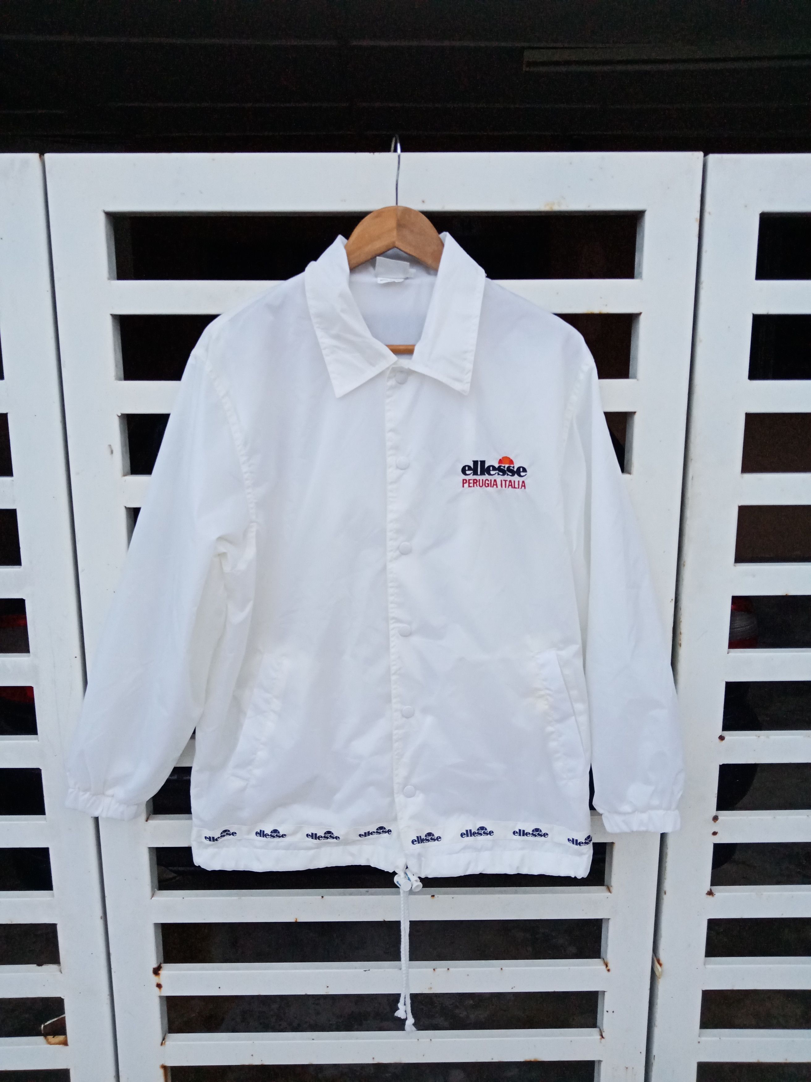 Champion Ellesse Big Logo Spell Out Windbreaker Size US L / EU 52-54 / 3 - 2 Thumbnail