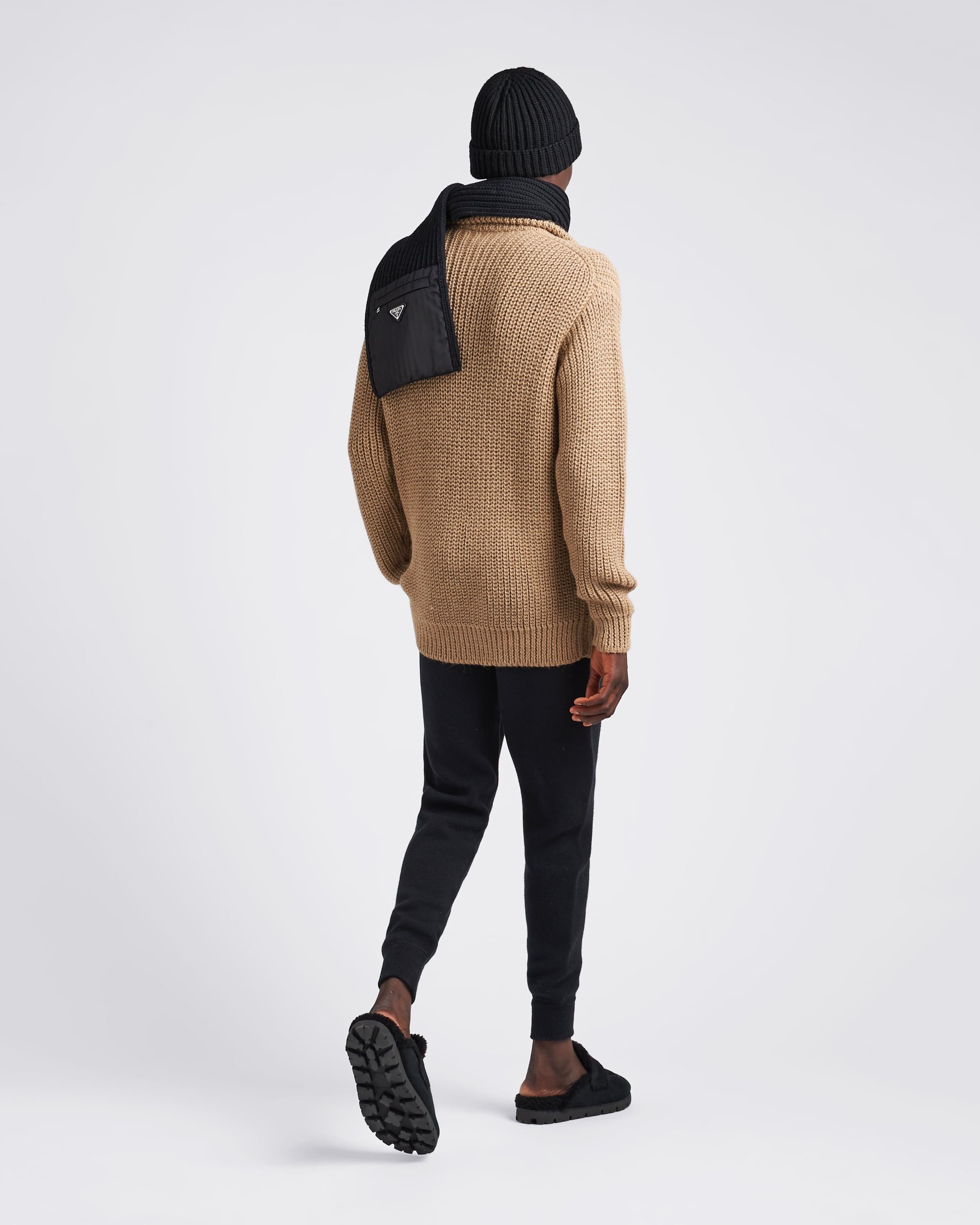 Prada $3.4K VALUE Knit ALPACA Cardigan with triangle logo Size US S / EU 44-46 / 1 - 5 Thumbnail