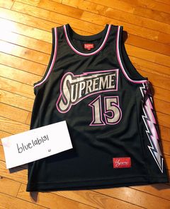 Supreme Bolt Basketball Jersey 'Black