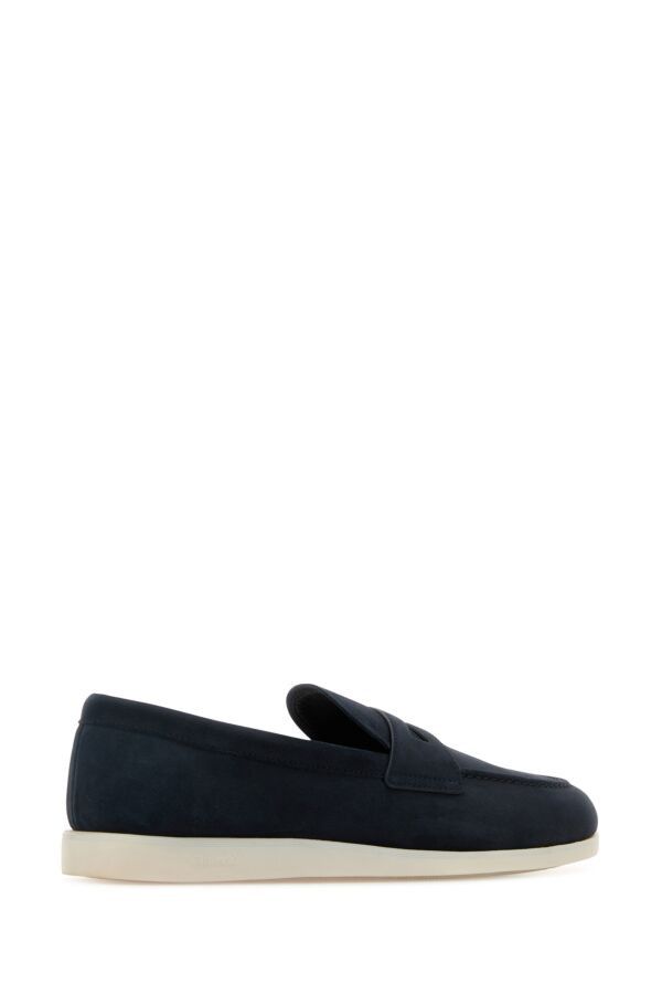 Church's Navy Blue Suede Loafers Size US 10 / EU 43 - 5 Thumbnail